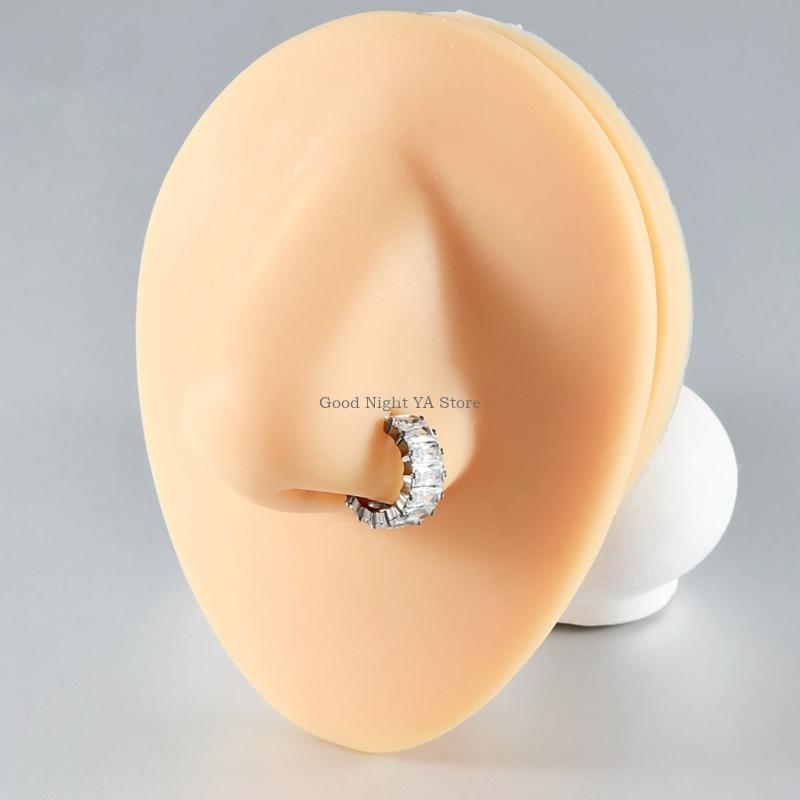 Body Jewelry For Sensitive Skin - Pierścień przegrody Clickers Uszy Chrząstka Tragus