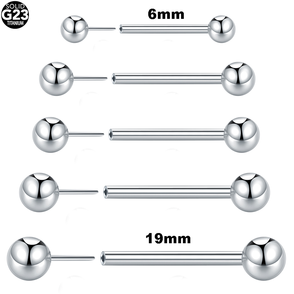 Body Jewelry Threadless - 1 szt./5 szt. G23 Tytanowe Końcówki