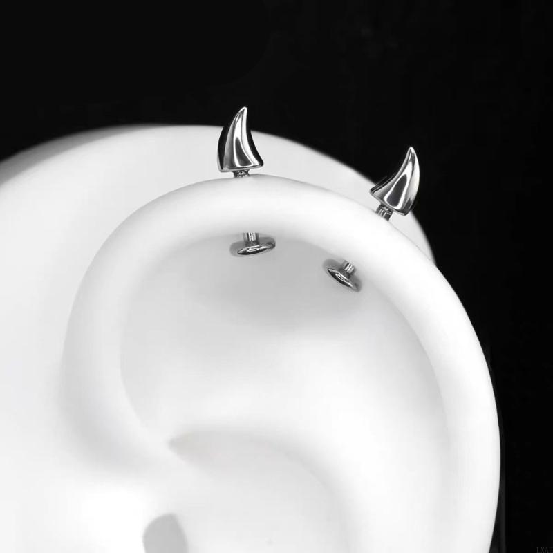 Body Jewelry For Sensitive Skin - Stylowe kolczyki z diabelskimi kolcami Odporna