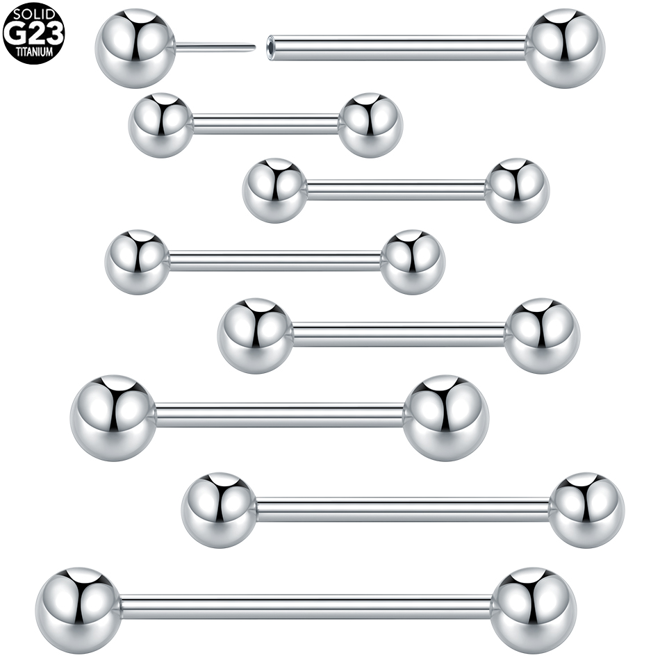 Body Jewelry Threadless - 5/10 sztuk G23 tytanowy bezgwintowy Push-in