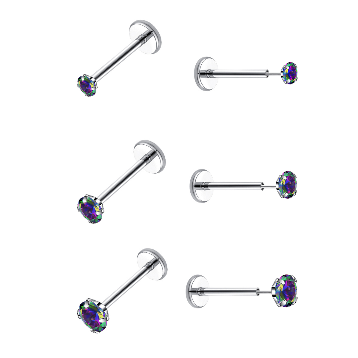20G Płaski tył Bezgwintowy kol – Body Jewelry Threadless recenzja i cena