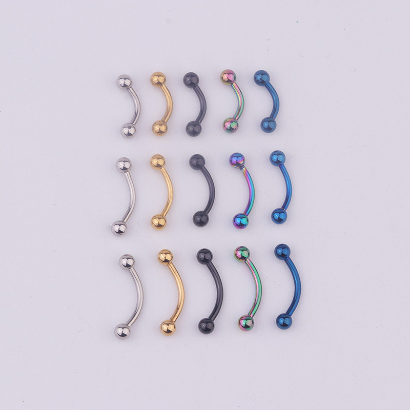 5 sztuk/partia 16G 316L Stal N – Eyebrow Curved Barbell recenzja i cena