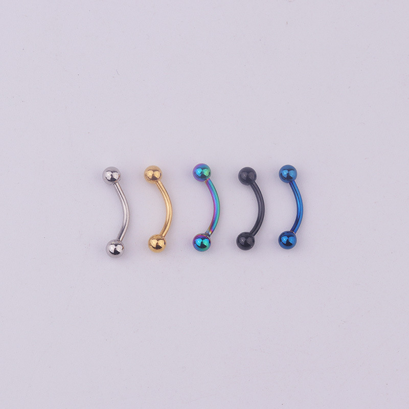 5 sztuk/partia 16G 316L Stal N – Eyebrow Curved Barbell recenzja i cena