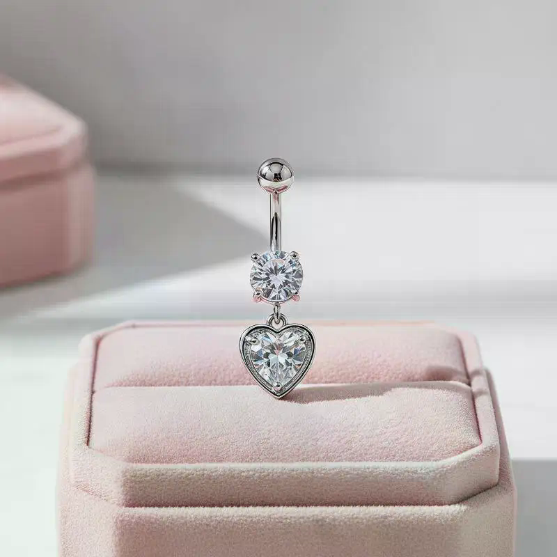 Kolczyk do pępka z motywem ser – Body Jewelry For Sensitive Skin recenzja i cena