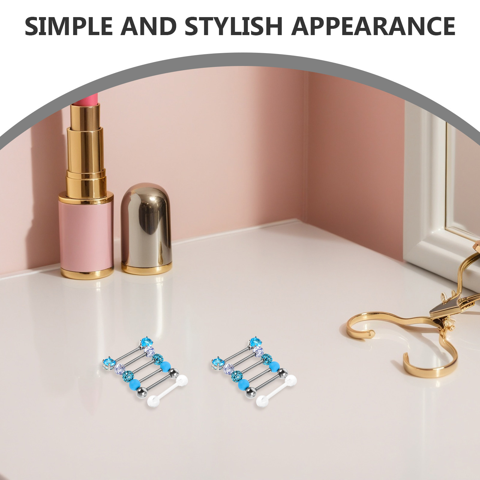 12 sztuk kolczyków do języka z – Body Jewelry For Sensitive Skin recenzja i cena