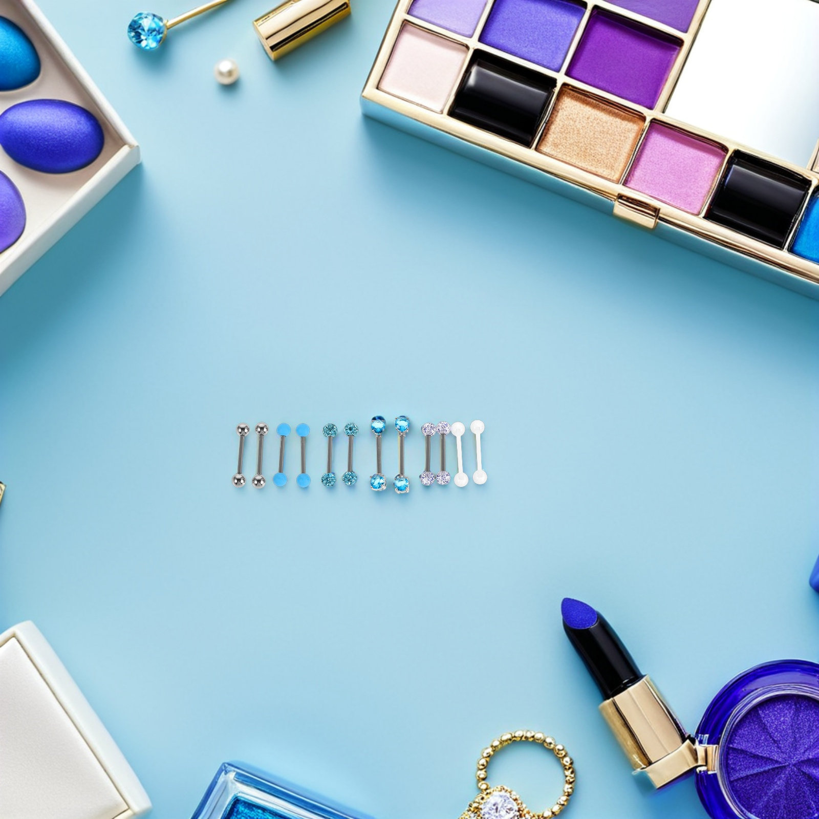 12 szt. Kryształowe kolczyki d – Body Jewelry For Sensitive Skin recenzja i cena