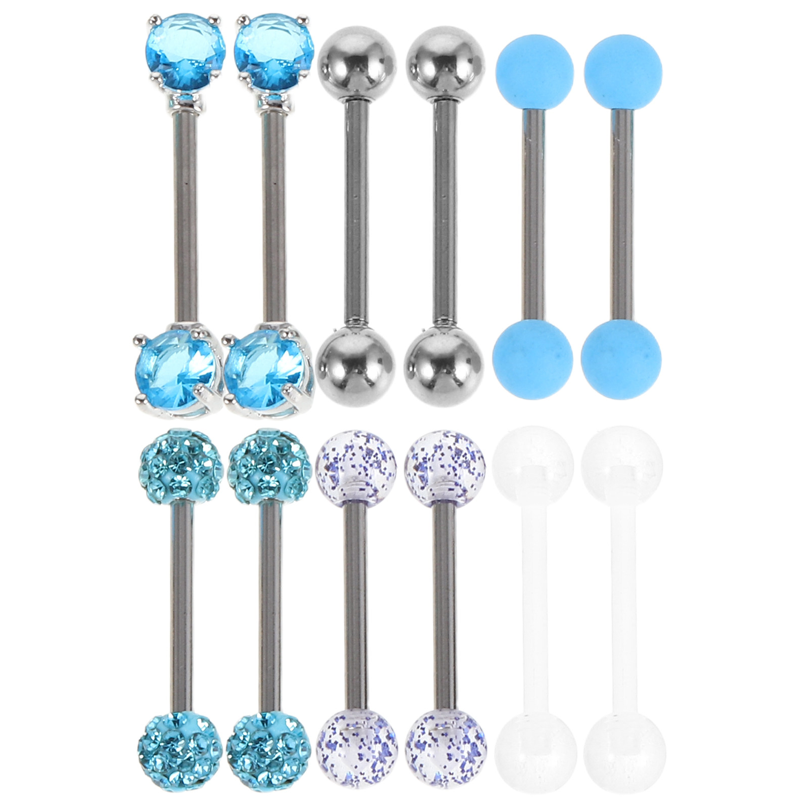12 szt. Kryształowe kolczyki d – Body Jewelry For Sensitive Skin recenzja i cena