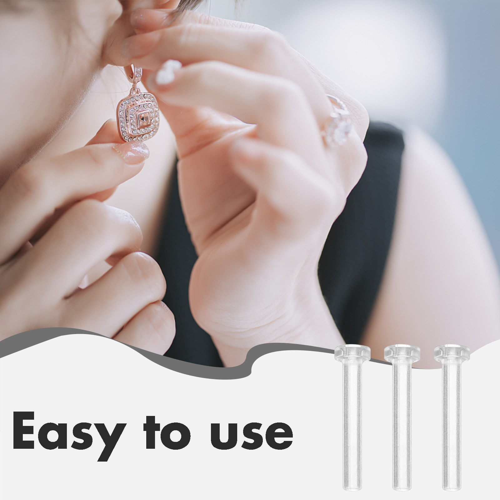 50 szt. przezroczystych osłone – Body Jewelry For Sensitive Skin recenzja i cena