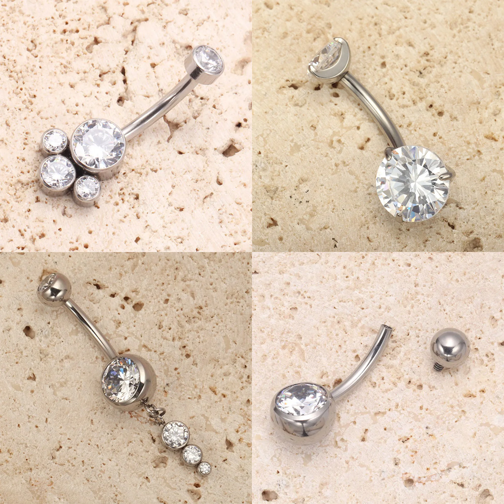 Kolczyk do pępka z tytanu ASTM – Body Jewelry For Sensitive Skin recenzja i cena