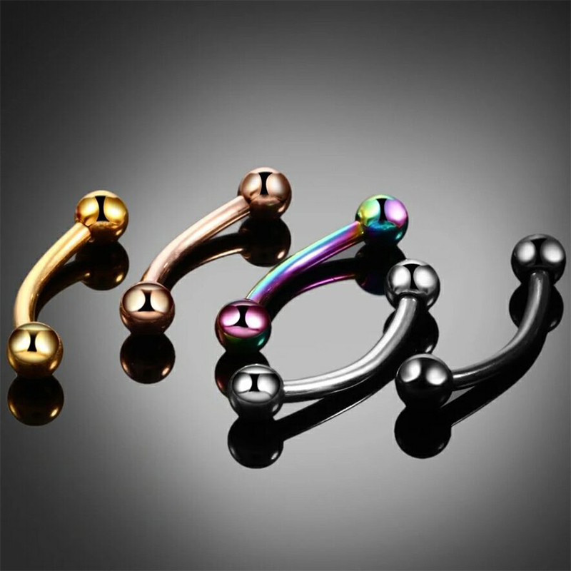 20 sztuk/zestaw stali nierdzew – Eyebrow Curved Barbell recenzja i cena