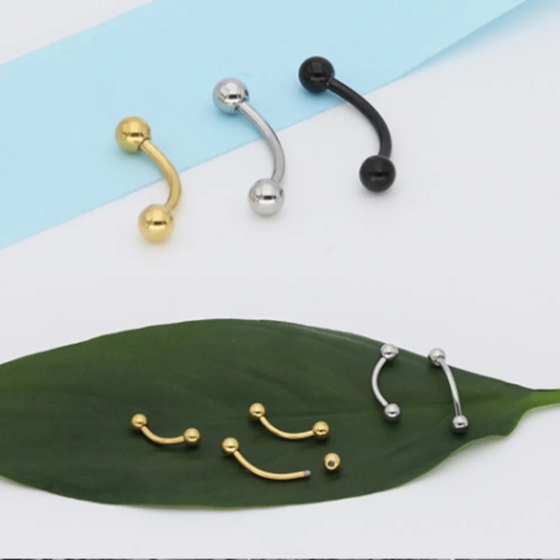 1 szt. Modny Zakrzywiony Sztan – Eyebrow Curved Barbell recenzja i cena