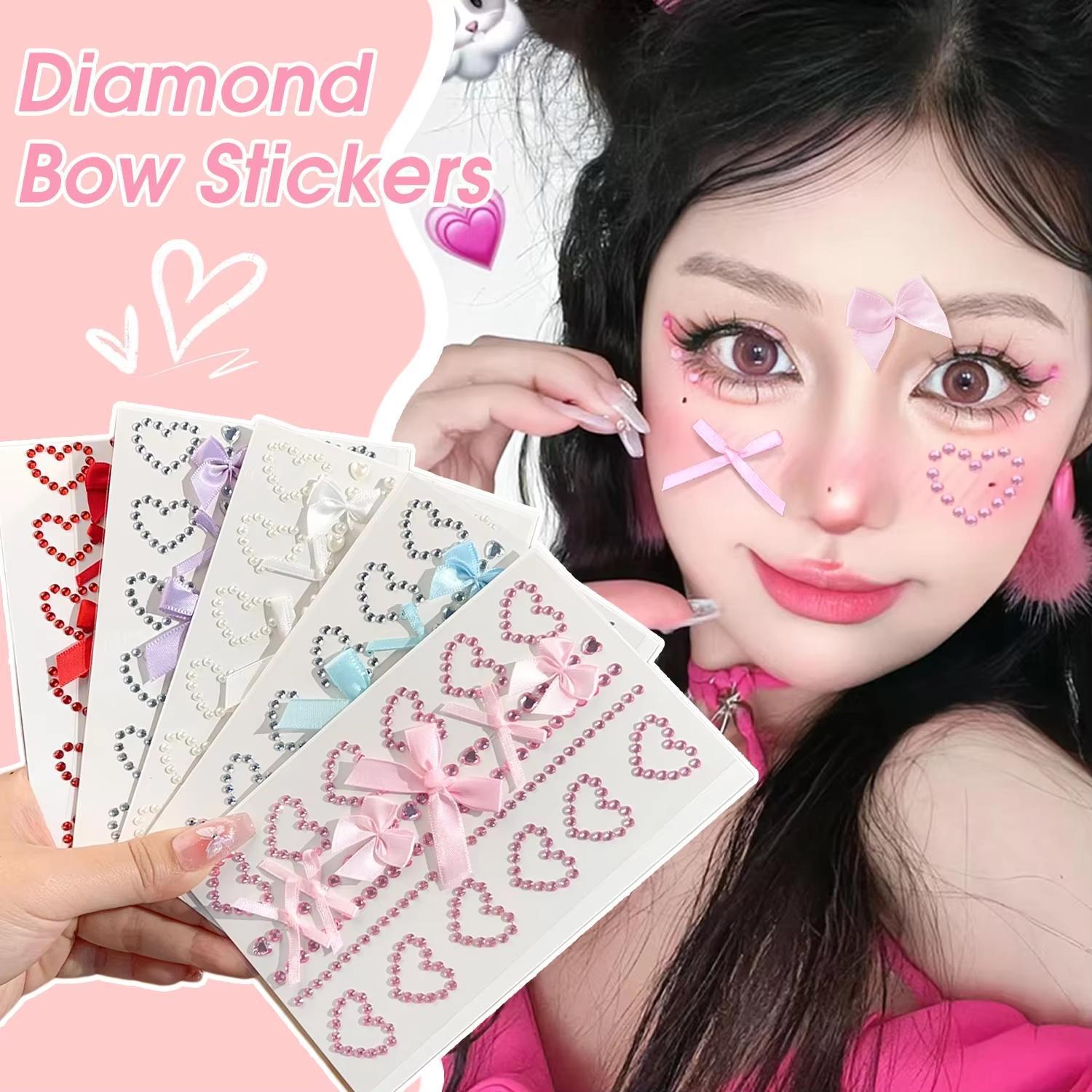1 arkusz Czerwona wstążka łuk  – Body Jewelry Diamond recenzja i cena