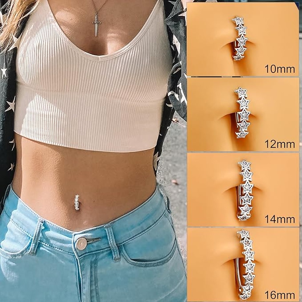 Elegancki kolczyk do pępka z z – Body Jewelry For Sensitive Skin recenzja i cena