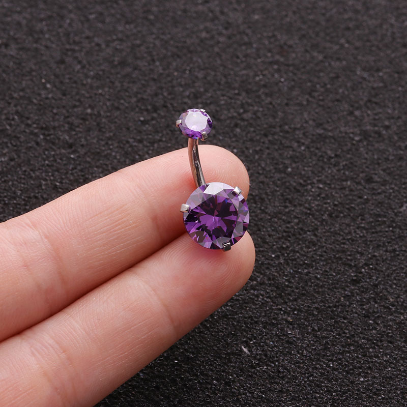 Kolczyki do pępka 14G ze stali – Body Jewelry For Sensitive Skin recenzja i cena