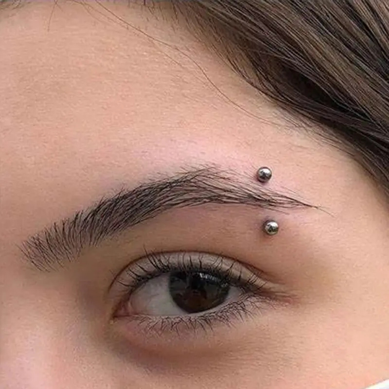 3szt 16G ze stali nierdzewnej  – Eyebrow Curved Barbell recenzja i cena