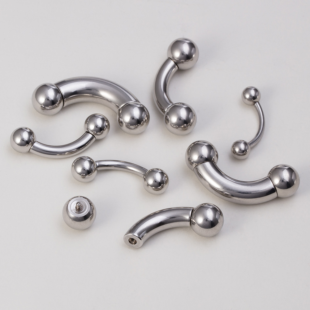 1 szt. Duży rozmiar stal chiru – Eyebrow Curved Barbell recenzja i cena