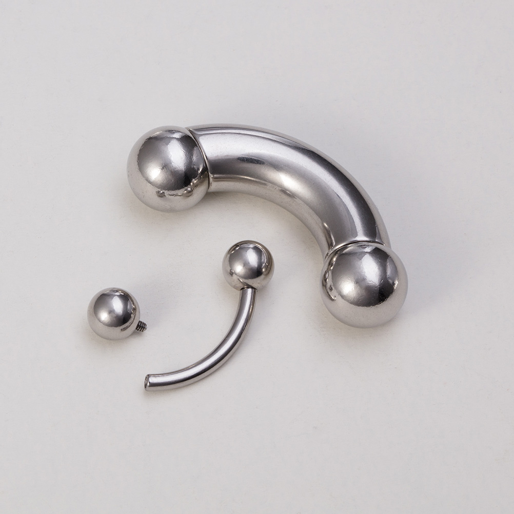 1 szt. Duży rozmiar stal chiru – Eyebrow Curved Barbell recenzja i cena