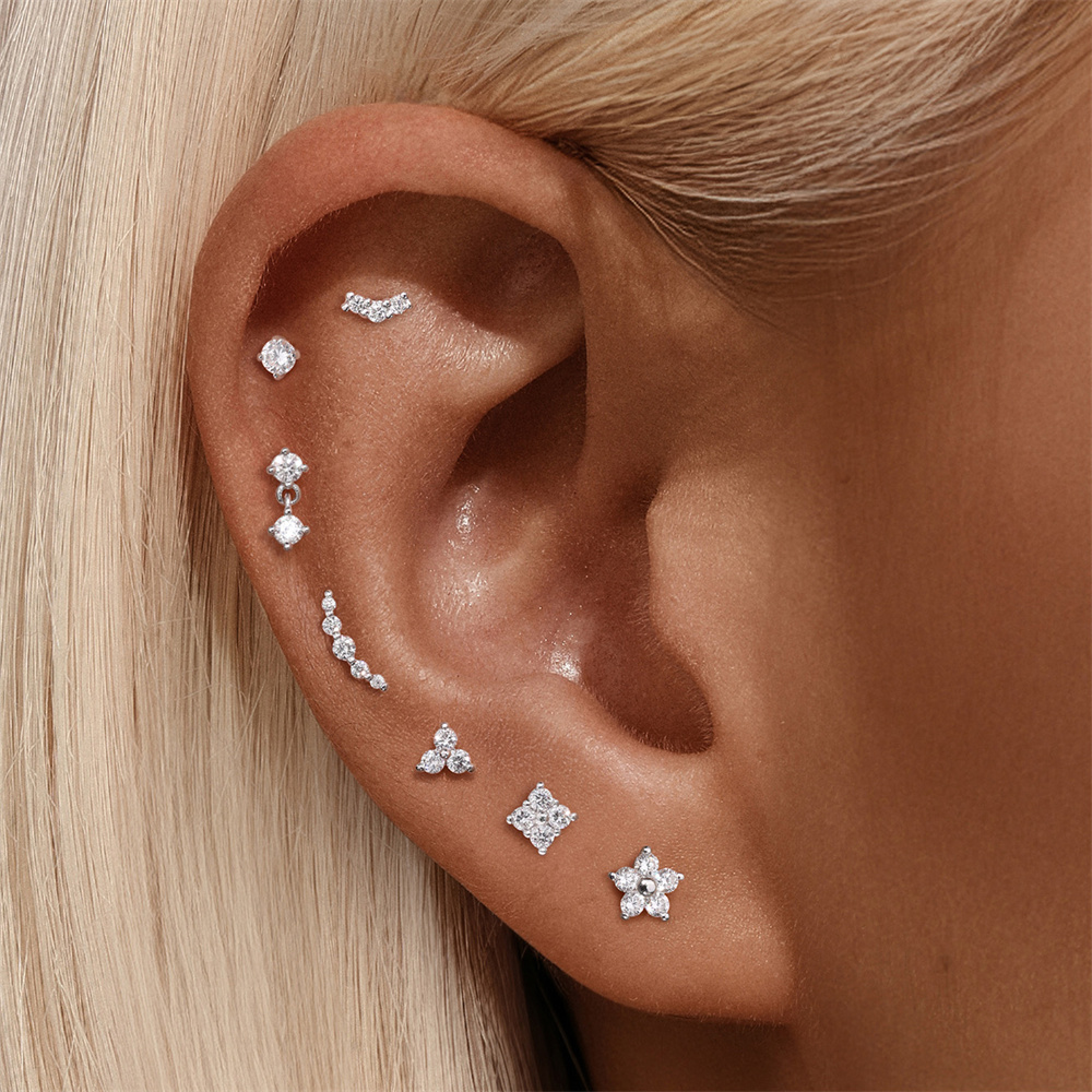 Kolczyki ROXI 925 ze srebra pr – Body Jewelry Diamond recenzja i cena