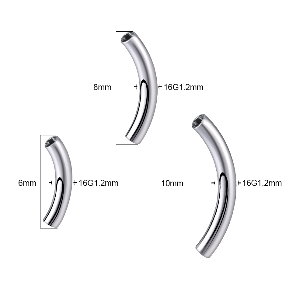 10 sztuk/zestaw G23 tytanowe w – Eyebrow Curved Barbell recenzja i cena
