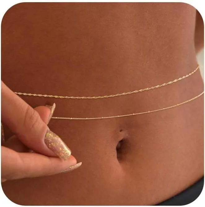 Pozłacane 14-karatowym złotem, – Body Jewelry Waterproof recenzja i cena