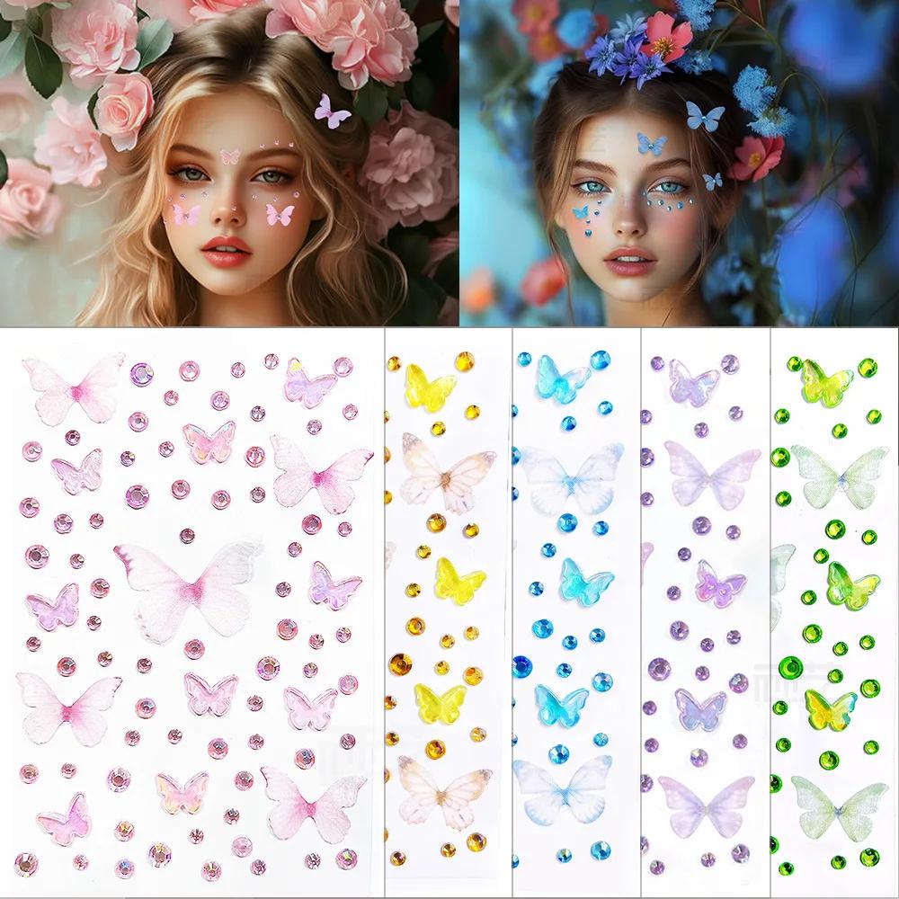 1 arkusz Eyes Face Makeup Butt – Body Jewelry Diamond recenzja i cena
