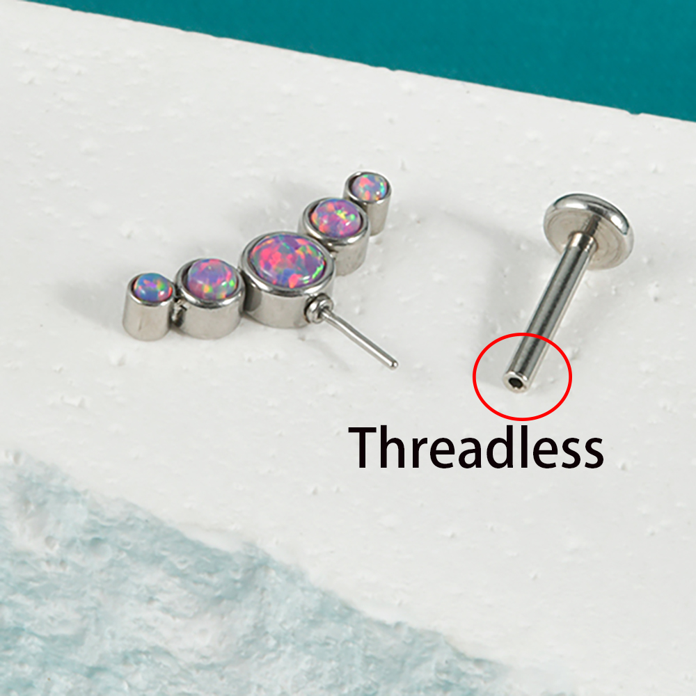 1 szt. Stal chirurgiczna klejn – Body Jewelry Threadless recenzja i cena